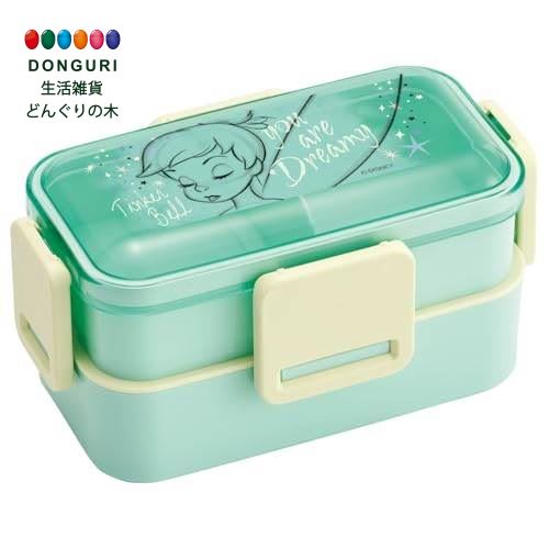 【200円クーポン】 SKATER スケーター 弁当箱 2段 600ml 女性用 抗菌 ふんわり盛れる ドーム型フタ ディズニー ティンカーベル 日本製 PFL...