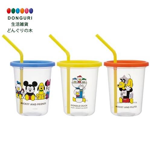 【200円クーポン】 SKATER スケーター ストロー付 タンブラー 320ml 3個 セット 日本製 ディズニー ミ..