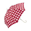 【200円クーポン】 Wpc. ワールドパーティー 2023年 雨傘 カメリア レッド 58cm 晴雨兼用 グラスファイバー レディース 長傘 4036-07-001 <ワールドパーティー ラッピング不可 プレゼント 入園祝い 入学祝い 雨具 かわいい おしゃれ お返し>