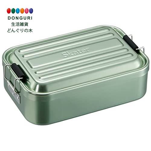 【200円クーポン】 SKATER スケーター ふわっと盛れる アルミ製 弁当箱 1000ml 大容量 男性向け ミネラルトーングリーン AFT6B-A ＜スケーター 母の日 プレゼント 入園祝い 入学祝い 子供 女の子 小学生 お弁当箱 ランチボックス かわいい おしゃれ お返し＞のサムネイル