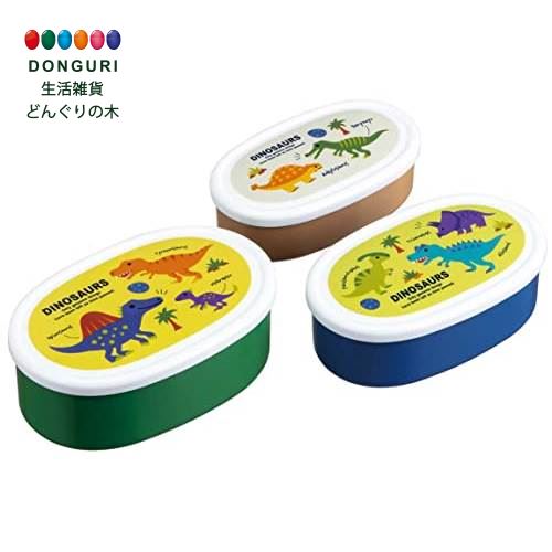 【200円クーポン】 SKATER スケーター 弁当箱 シール容器 保存容器 3個組 ディノサウルス ピクチャー 日本製 860ml SRS3SAG-A <スケ...