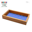 【200円クーポン】 トモコーポレーション ウッド&エンボスガラス トレイ ブルー26x14.5xH4cm <トモコーポレーション プレゼント 入園祝い 入学祝い かわいい おしゃれ お返し>