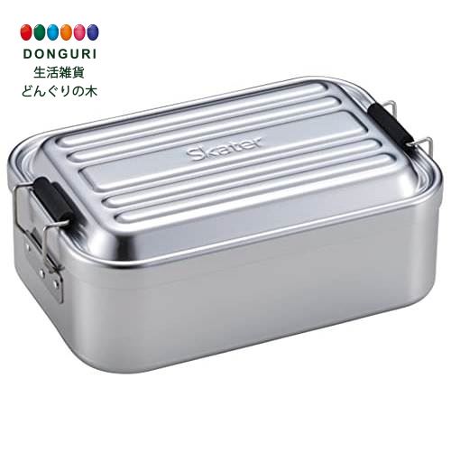 【200円クーポン】 SKATER スケーター 弁当箱 深型 1000ml 大容量 ふわっと盛れる アルミ製 男性用 シルバー AFD10-A <スケーター プ...