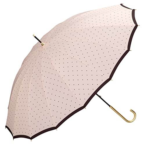 【200円クーポン】 Wpc. ワールドパーティー 2024 傘 長傘 16本骨ピン ピンク 手開き 370g ゴールド 水玉 6711-04-001 <ワールドパーティー 母の日 ラッピング不可 プレゼント 入園祝い 入学祝い 入園特集 雨具 かわいい おしゃれ 遠足 お返し 収納ボックス 応援>