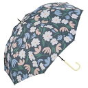 【200円クーポン】 Wpc. ワールドパーティー 2024 雨傘 長傘 ポルク チャコール 晴雨兼用 親骨58cm ジャンプ ラタン 籐 持ち手 パステルカラー 7348-04-001 <ワールドパーティー ラッピング不可 プレゼント 入園祝い 入学祝い 雨具 かわいい おしゃれ お返し>