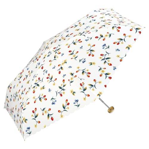 【200円クーポン】 Wpc. ワールドパーティー 2024 雨傘 折りたたみ傘 ストロベリーガーデン ミニ オフ 晴雨兼用 親骨53cm 手開き 220g 苺 いちご 3316-304-002 <ワールドパーティー 母の日 プレゼント 入園祝い 入学祝い 雨具 かわいい おしゃれ お返し>