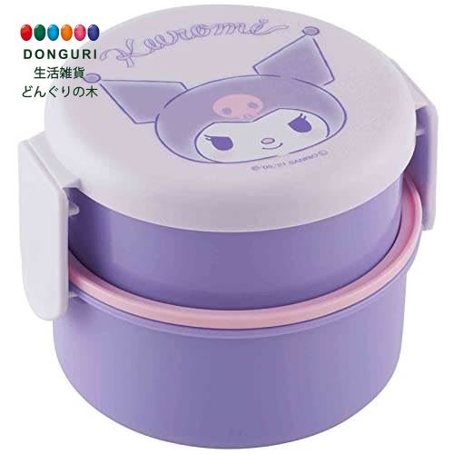 【200円クーポン】 SKATER スケーター お弁当箱 2段 丸形 抗菌 ランチボックス お弁当箱 コンパクト 弁当箱 500ml フォーク付き ONWR1A...