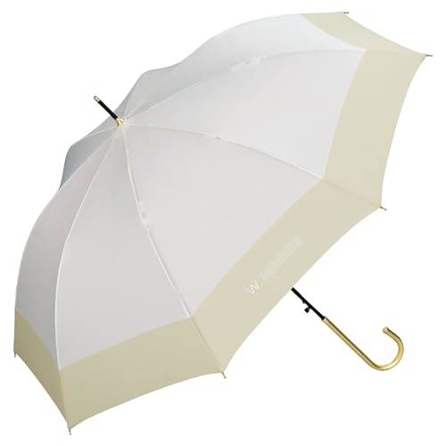 【200円クーポン】 Wpc. ワールドパーティー 2024 雨傘 長傘 オフ 晴雨兼用 親骨58cm ジャンプ 330g ゴールドハンドル 切り継ぎ くすみ 9095-04-001 <ワールドパーティー ラッピング不可 プレゼント 入園祝い 入学祝い 雨具 かわいい おしゃれ お返し>