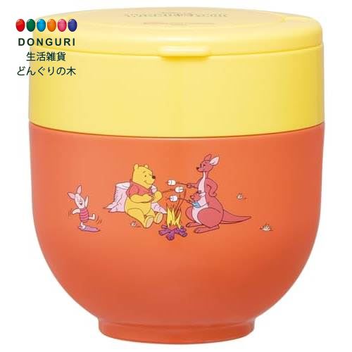 【200円クーポン】 SKATER スケーター 保温 保冷 丼ぶり ランチジャー 540ml 折りたたみハンドル付 抗菌 ディズニー レトロ くまのプーさん L...
