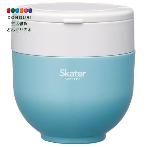 【200円クーポン】 SKATER スケーター 保温 保冷 丼ぶり ランチジャー 540ml 折りたたみハンドル付 抗菌 レイクグリーン LDNO6AG <スケ...