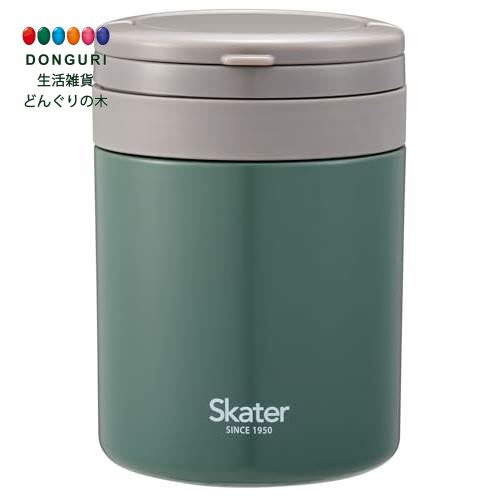 【200円クーポン】 SKATER スケーター 保温 保冷 スープジャー 大容量 500ml 折りたたみハンドル付 抗菌 エバーグリーン LJFO5AG <スケ...