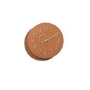 【200円クーポン】 INTERFORM インターフォルム 掛け時計 CL-4466BN ミト ブラウン <インターフォルム プレゼント かわいい おしゃれ お...