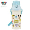 【200円クーポン】 SKATER スケーター 子供用 プラスチック 水筒 480ml ワンプッシュ開閉 抗菌 子供に優しい 軽量 日本製 ディズニー ミッキー...