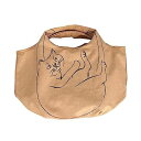 【200円クーポン】 ROOTOTE ルートート 1191 ねこ柄 コットン 小さめ エコバッグ NA ルーショッパー ミニ マルシェ シナモン <ルートート 父の日 プレゼント 北欧 かわいい おしゃれ お返し エコバッグ エコロジーバッグ お買い物袋 折りたたみ>