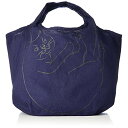 【200円クーポン】 ROOTOTE ルートート コットン ねこ柄 エコバッグ ミニ NA.ルーショッパー.マルシェ ミニ-B 2673 レディース ネイビー ...