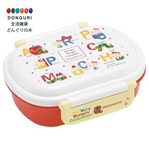 【200円クーポン】 SKATER スケーター 子供用 お弁当箱 1段 360ml 中子付き おかず容器 ランチ 抗菌加工 日本製 はらぺこあおむし キティ Q...