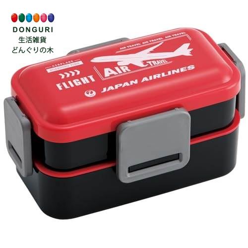 【200円クーポン】 SKATER スケーター 弁当箱 2段 600ml 女性用 抗菌 ふんわり盛れる ドーム型フタ 日本製 JAL PFLW4AG <スケータ...