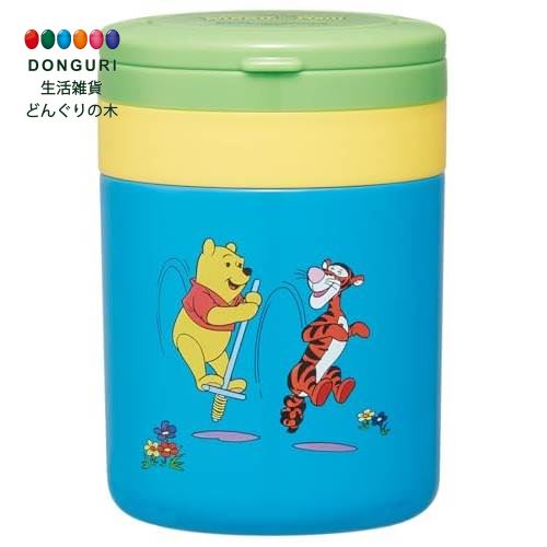 【200円クーポン】 SKATER スケーター 保温 保冷 スープジャー 300ml 折りたたみハンドル付 抗菌 ディズニー レトロ くまのプーさん LJFO3...