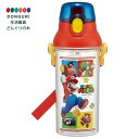 【200円クーポン】 SKATER スケーター 子供用 クリア プラチック 水筒 480ml 目盛り付きで水分補給の管理 スーパーマリオ 23 男の子 PSB5...