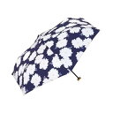 【200円クーポン】 Wpc. ワールドパーティー 2025 折りたたみ傘 フルール ミニ ネイビー 雨傘 軽量 晴雨兼用 レディース 7939-115-002 <ワールドパーティー プレゼント 入園祝い 入学祝い 入学準備 かわいい おしゃれ お返し>