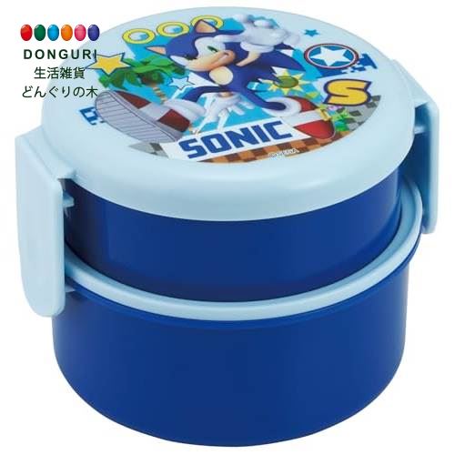 【200円クーポン】 SKATER スケーター 弁当箱 500ml 2段 丸型 おにぎりケース 抗菌 日本製 ソニック ONWR1AG-A <スケーター プレゼ...