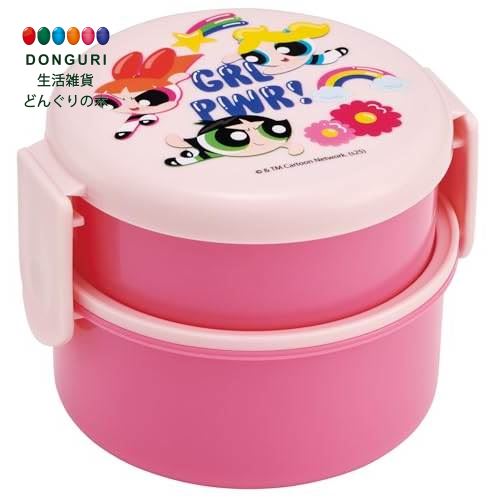 【200円クーポン】 SKATER スケーター 弁当箱 500ml 2段 丸型 おにぎりケース 抗菌 日本製 パワーパフガールズ ONWR1AG-A <スケータ...