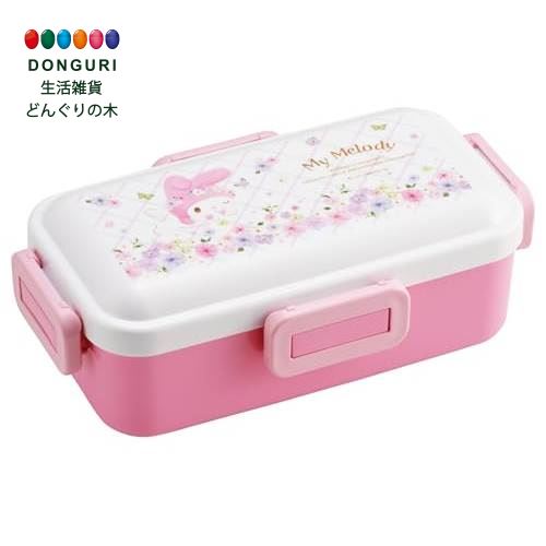 【200円クーポン】 SKATER スケーター 弁当箱 ふわっと盛れる ランチボックス 530ml 日本製 サンリオ マイメロディ パステルビビットな水彩花柄 女の子 PFLB6-A ＜スケーター プレゼント 入学祝い 子供 女の子 小学生 お弁当箱 ランチボックス かわいい おしゃれ お返し＞