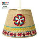 【200円クーポン】 トモコーポレーション ランプ ジュート 刺繍 S C φ20×14.5 34908241 <トモコーポレーション プレゼント 入園祝い 入学祝い 新生活応援 ペンダントライト 天井照明 吊り下げ照明 かわいい おしゃれ お返し>