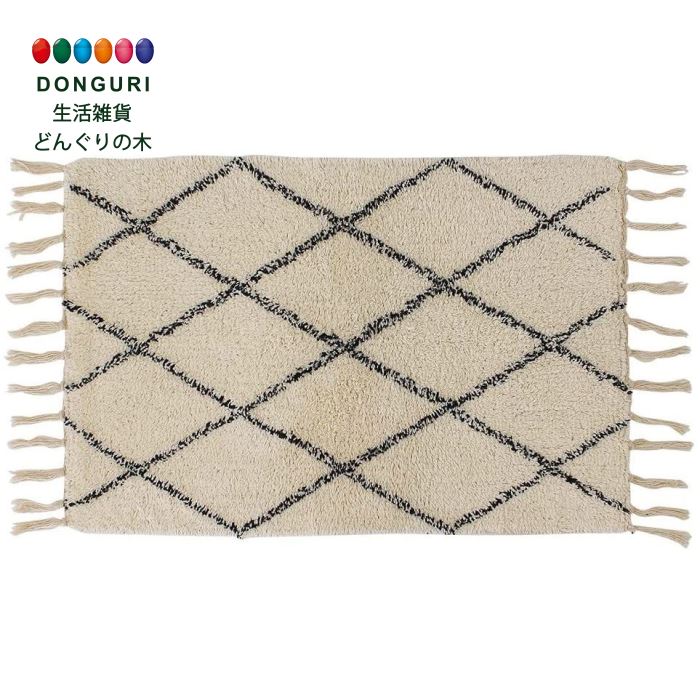 【200円クーポン】 トモコーポレーション マット ベルベリッシュ 約50×75cm ダイヤ エスニック ネイティブマット リビングマット 玄関マット カジュアル カーペット オルテガ <トモコーポレーション 母の日 プレゼント 入園祝い 入学祝い かわいい おしゃれ お返し 屋外>