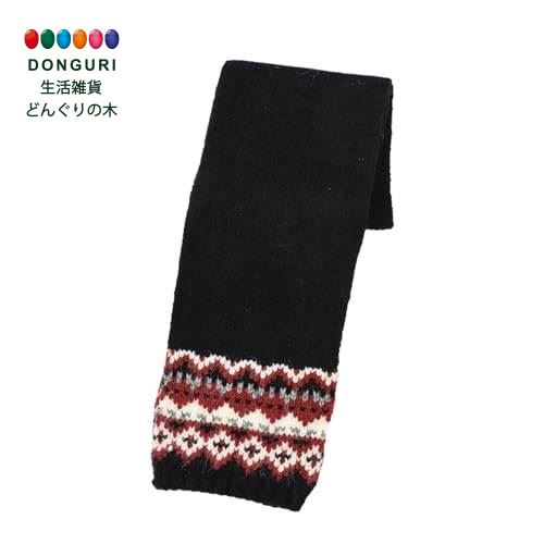 For Women - 【200円クーポン】 トモコーポレーション ジャカードニットマフラー ブラック 約W21×L144cm 29625-602-173 ＜トモコーポレーション 父の日 プレゼント 入園祝い 入学祝い かわいい おしゃれ お返し＞