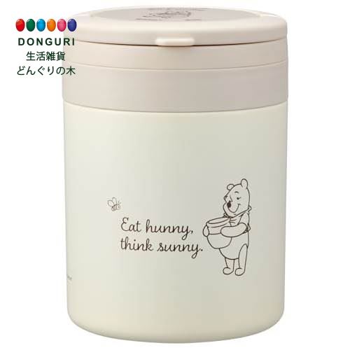 【200円クーポン】 SKATER スケーター 保温 保冷 スープジャー 大容量 500ml 折りたたみハンドル付 ディズニー くまのプーさん シンプルロゴ L...
