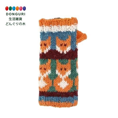 【200円クーポン】 トモコーポレーション ネパールニット ハンドウォーマー キツネ 約L21cm 10625-632-092 ＜トモコーポレーション プレゼント 入園祝い 入学祝い かわいい おしゃれ お返し＞