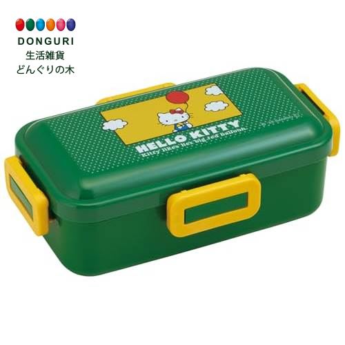 Rakuten - 【200円クーポン】 SKATER スケーター 弁当箱 ふわっと盛れる ランチボックス 1段 530ml 食洗機対応 レンジ対応 日本製 サンリオ ハローキティ レトロ 25 PFLB6-A ＜スケーター プレゼント 保育園 幼稚園 小学校 小学生 子供 女の子 女子 かわいい おしゃれ お返し＞