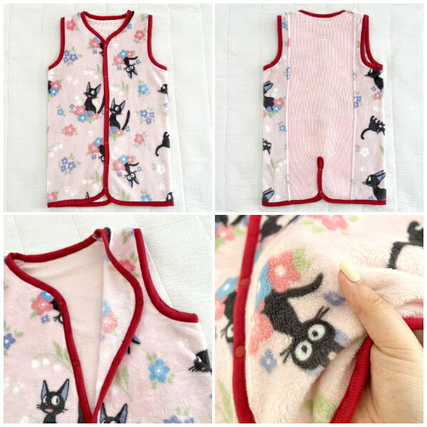 ジブリ グッズ 魔女の宅急便 ジジと花々 2wayスリーパー (2024)　スタジオジブリ ギフト キャラクター ベビー あったか 出産祝 かわいい