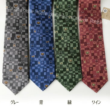 ジブリ グッズ となりのトトロ ネクタイ 20S/S ジオメ市松地紋 スタジオジブリ ギフト ととろ