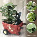 ジブリ グッズ 魔女の宅急便 プランターカバー&フェイクグリーンアレンジセット(ジジの赤い手押し車) スタジオジブリ プランター サマーギフト 母の日 観葉植...