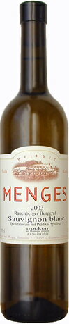 メンゲス ソーヴィニョン・ブラン シュペートレーゼ・トロッケン バリック [2003] (エドウィン・メンゲス)　Menges Sauvignon blanc Spaetlese trocken Barrique [2003] (Edwin Menges)　/ドイツ/辛口/白/