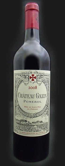 シャトー・ガザン [2008] AOCポムロール Chateau Gazin [2008] AOC Pomerol /赤/フランス/ボルドー/