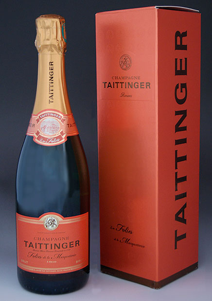 テタンジェ　シャンパーニュ レ・フォリ・ド・ラ・マルケットリー ブリュット [NV] (テタンジェ) 化粧箱入り　 TAITTINGER Champagne [Les Folies de la Marquetterie] Brut [NV] (Taittanger) (Box) 【シャンパン】
