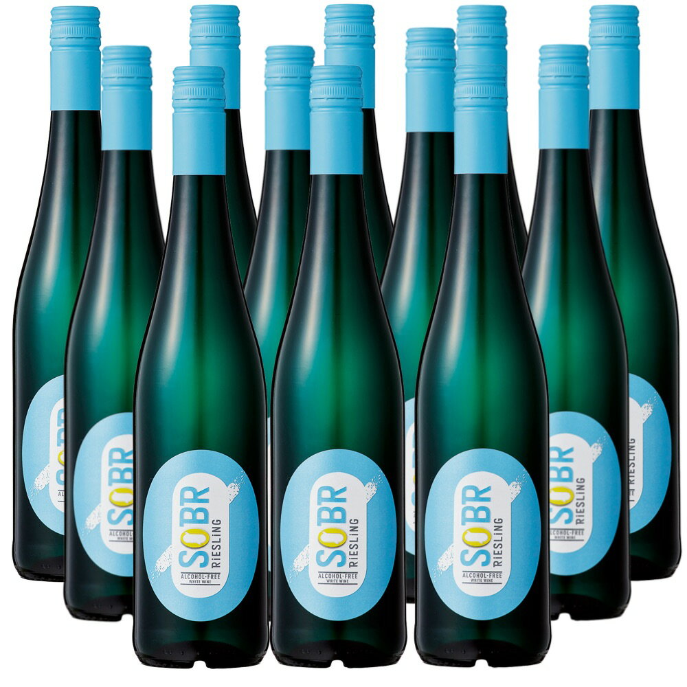 楽天Donguriano　Wine[12本セット] ソバー・リースリング （ヴァイングート・ドクター・ローゼン）　SOBR Riesling （Dr. Loosen）　ドイツ モーゼル 白 やや辛口 脱アルコール白ワイン ノンアルコール アルコール度数0％ 750ml