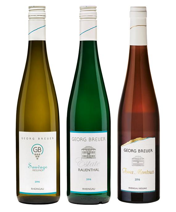 絶品！ドイツ辛口リースリング飲み比べ 3本セット 【ゲオルグ・ブロイヤー醸造所 Weingut Georg Breuer】【白 ワイン 辛口 ドイツ うち飲み ワインセット】