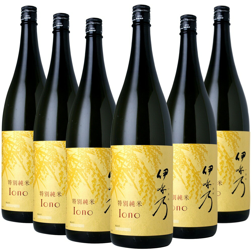 [6ܥå] ˸ǵ ̽ (ΰ¤())Iono Tokubetsu-Junmai (Takanoi Shuzou Co. Ltd) 㸩 ë ܼ Craft Sake 1800ml6