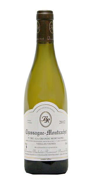 シャサーニュ・モンラッシェ プルミエ・クリュ ラ・グランド・モンターニュ [2012] (バシュレ・ラモネ)　Chassagne Montrachet 1er Cru La Grande Montagne [2012] (Bachelet Ramonet)　/白/