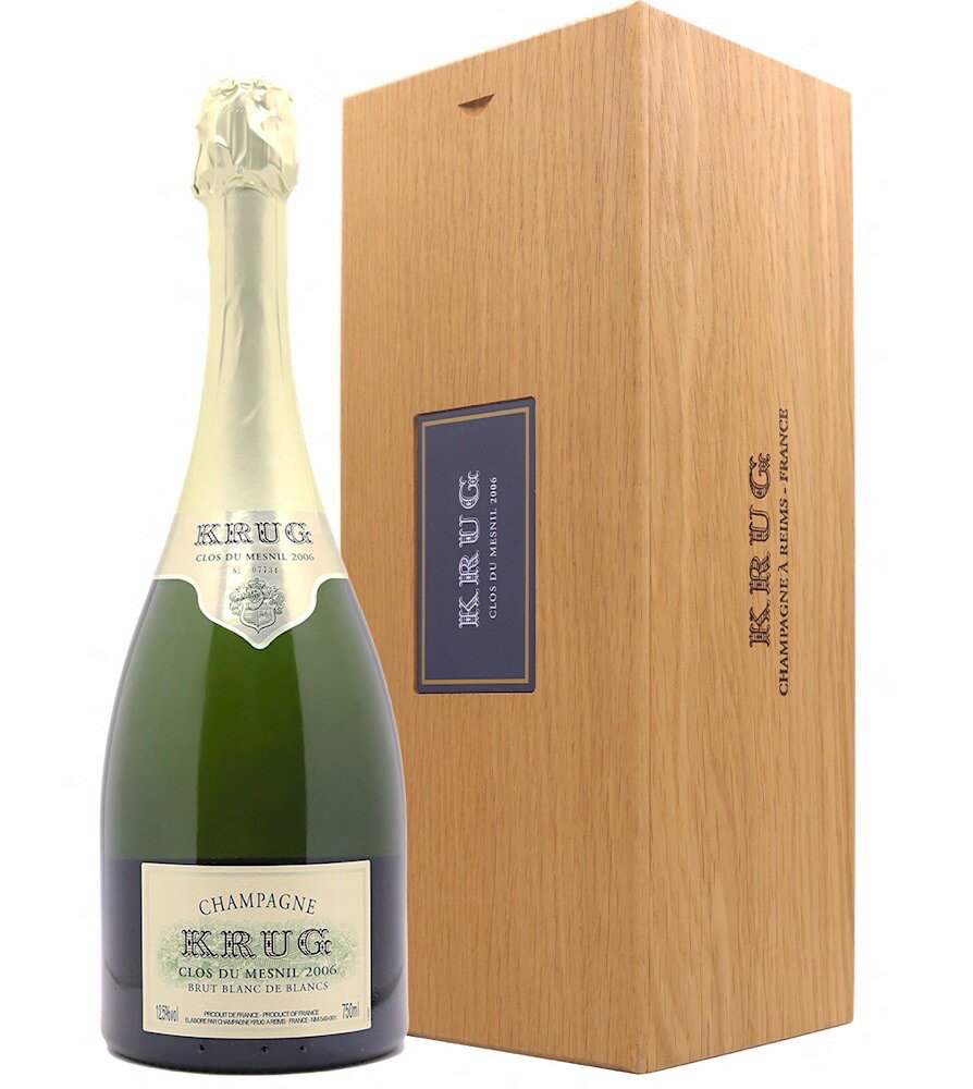 クリュッグ クロ・デュ・メニル [2006] (クリュッグ)　KRUG CLOS DU MESNIL Brut Blanc de Blancs GIFT BOX (Krug)　単一畑 シャンパーニュ 白・泡 高級 辛口 750ml