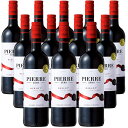 [12本セット] ピエール ゼロ メルロー (ピエール・シャヴァン)　Pierre Zero Merlot [NV] (Domaines Pierre Chavin)　ノンアルコールワイン　フランス 赤 750ml 清涼飲料水 ブドウジュース