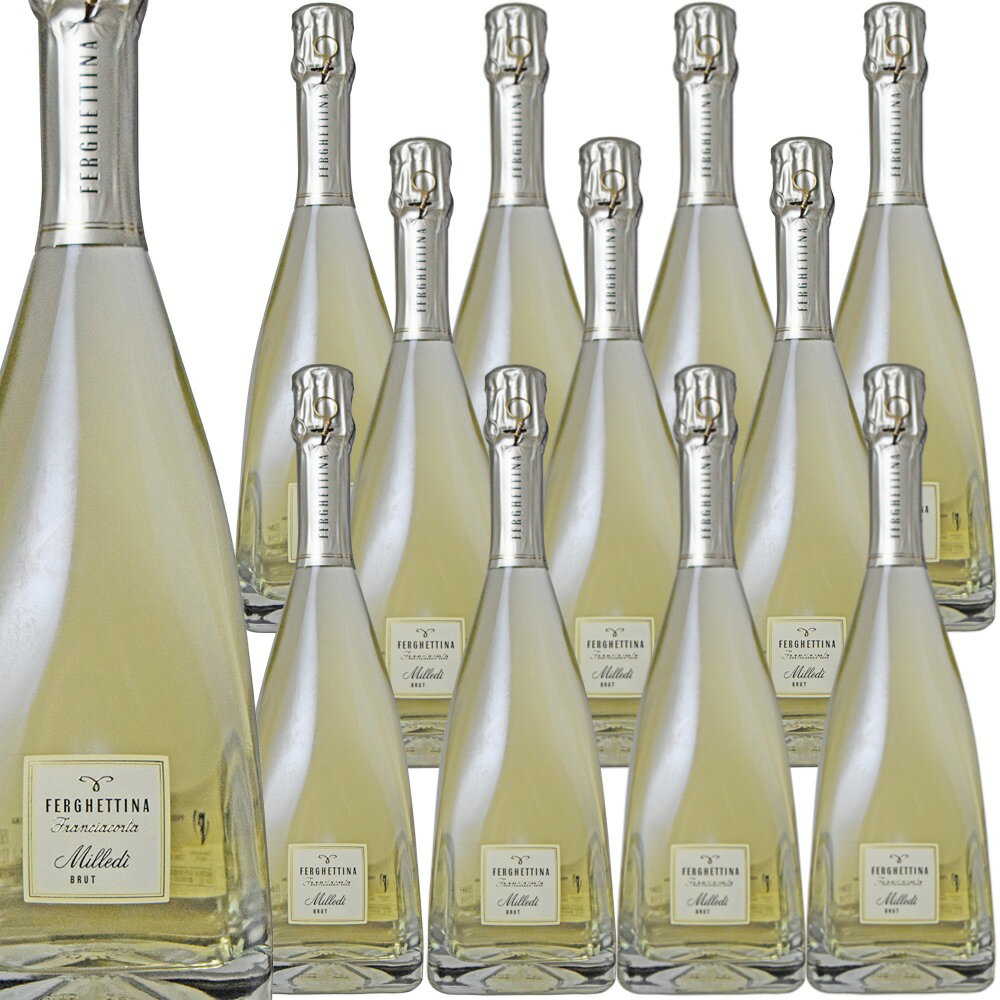 楽天Donguriano　Wine[6本セット] ミッレディ フランチャコルタ ブリュット [2019] （フェルゲッティーナ）　Milledi Franciacorta Brut （Azienda Agricola Ferghettina）　イタリア ロンバルディア フランチャコルタDOCG 白 辛口 スパークリング 750ml