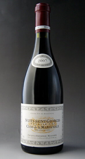 ニュイ・サン・ジョルジュ クロ・ド・ラ・マレシャル [2008] (ジャック・フレデリック・ミュニエ)　Nuits Saint Georges 1er Cru Clos de La Marechale [2008] (Jacques Frederic Mugnier)　/赤/フランス/ブルゴーニュ/