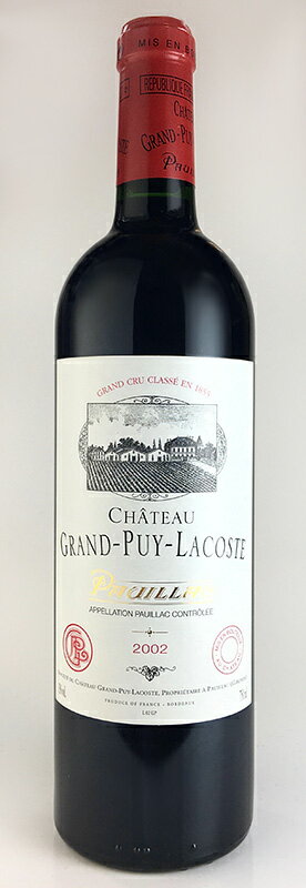 シャトー・グラン・ピュイ・ラコスト [2007] メドック格付第5級・AOCポイヤック Chateau Grand Puy Lacoste [2007] AOC Pauillac /赤/