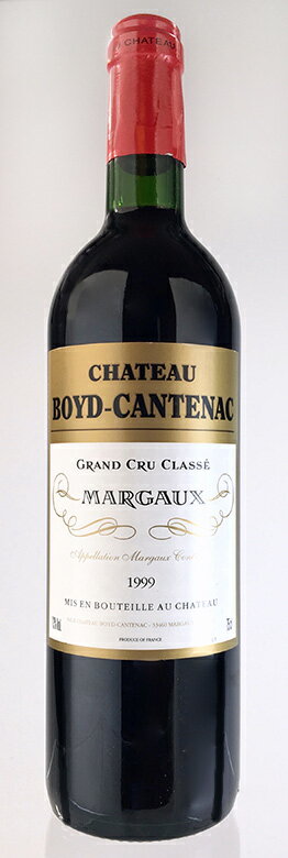 シャトー・ボイド・カントナック [1999] AOCマルゴー メドック公式格付け第3級 Chateau Boyd Cantenac [1999] AOC Margaux /赤/フランス/ボルドー/