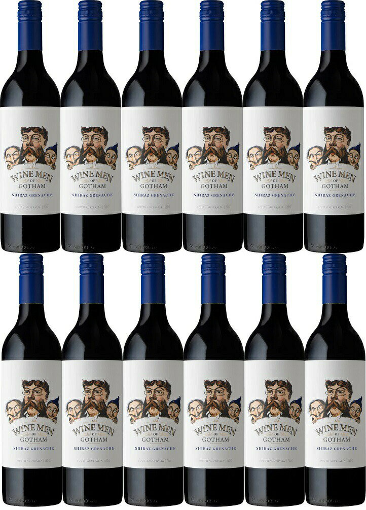 12本セット ワイン メン オブ ゴッサム シラーズ グルナッシュ (ゴッサム ワインズ) Wine Men of Gotham Shiraz Grenache (Gotham Wines) 赤 オーストラリア 750ml×12本 現行ヴィンテージ